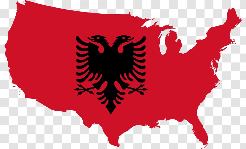 Flag Of The United States Albania - Frame Transparent PNG