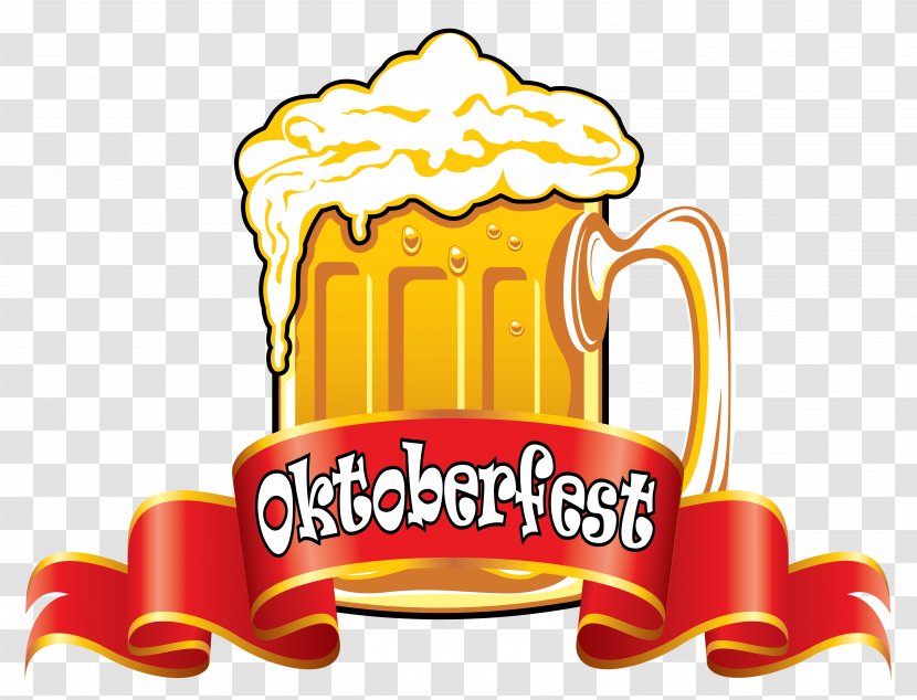 Oktoberfest Beer Glassware Clip Art - Cup - Cliparts Transparent PNG