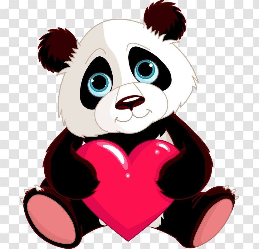 Giant Panda Red Bear - Frame Transparent PNG