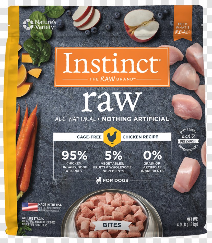 Raw Foodism Dog Food Nature's Variety Ingredient - Recipe - Chicken Transparent PNG