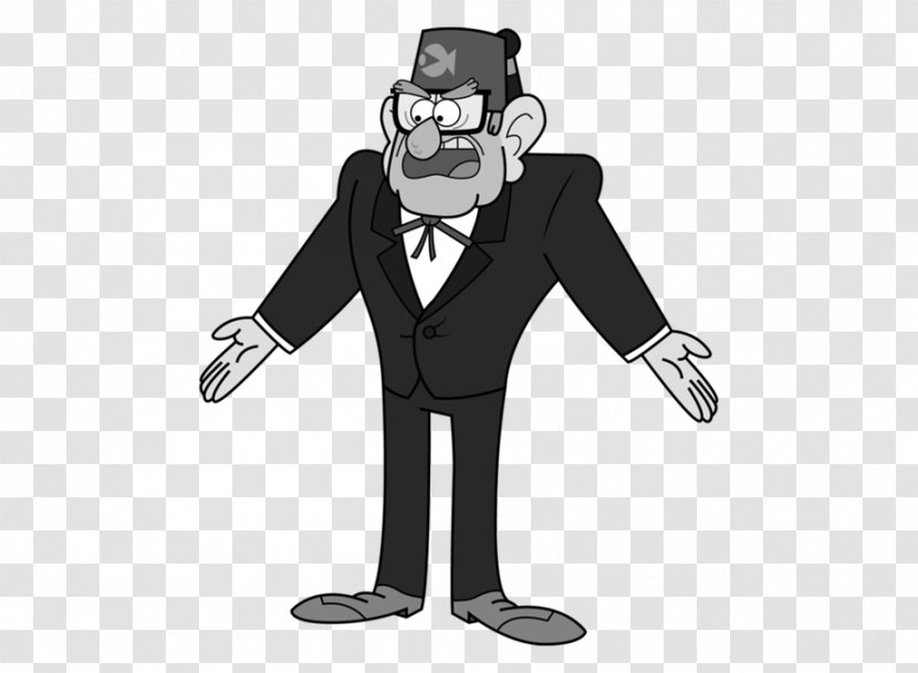Grunkle Stan Dipper Pines Character Drawing Image - Vertebrate - Gravity Falls Mabel Transparent PNG
