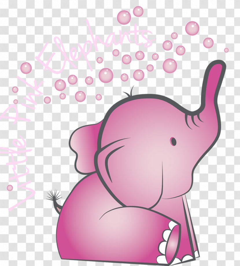 Elephantidae Seeing Pink Elephants Clip Art - Tree - Cartoon Elephant Transparent PNG
