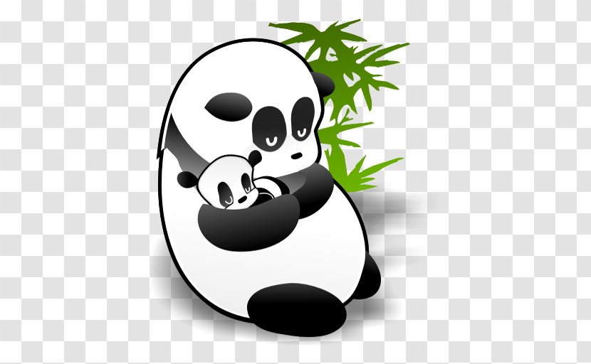 Giant Panda Microsoft PowerPoint Red Ppt - PPT Transparent PNG