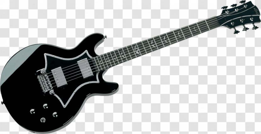 Bass Guitar Electric Hagström Foo Fighters - Silhouette Transparent PNG