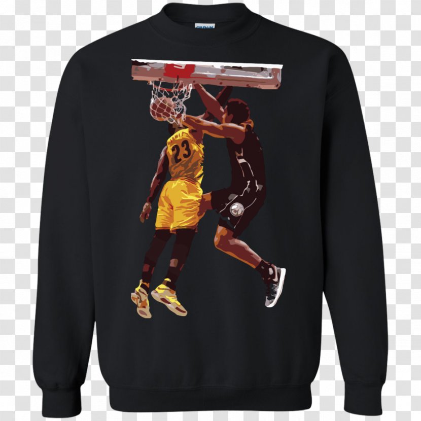 T-shirt Hoodie Sweater Sleeve - Gildan Activewear - Lebron James Transparent PNG