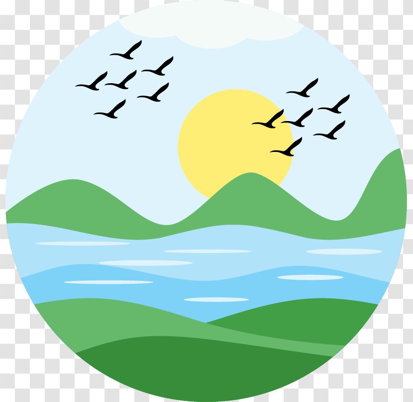 ICO Icon - Water Bird - Sea Sunset Transparent PNG