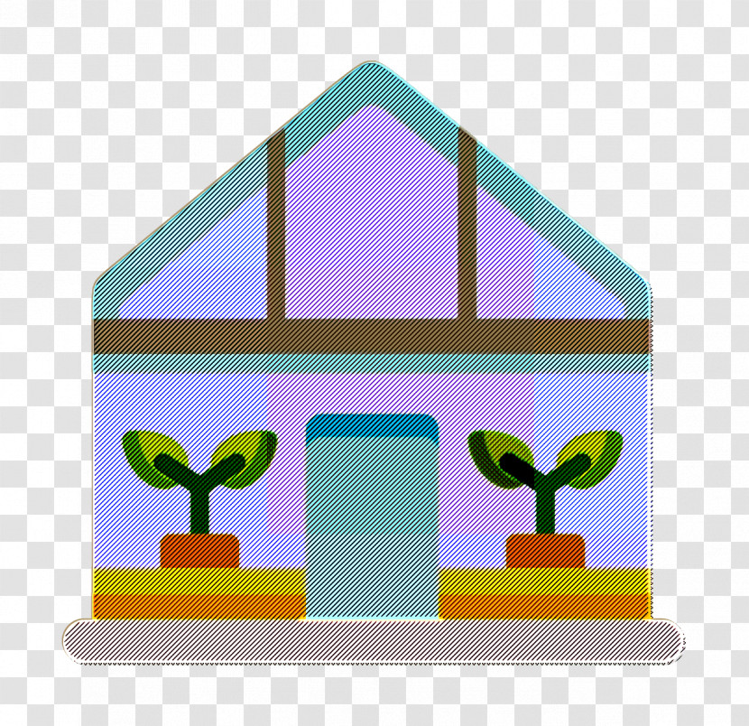 Gardening Icon Leaf Icon Green House Icon Transparent PNG