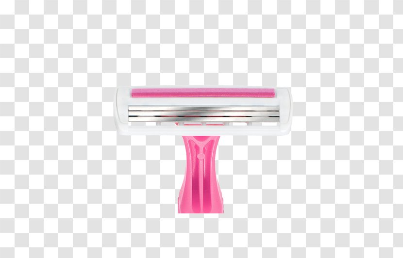 Bic Razor Shaving Brush Pink - Shea Butter - Nut Transparent PNG