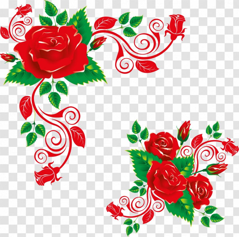 Rose Vector - Cut Flowers - Floral Design Transparent PNG