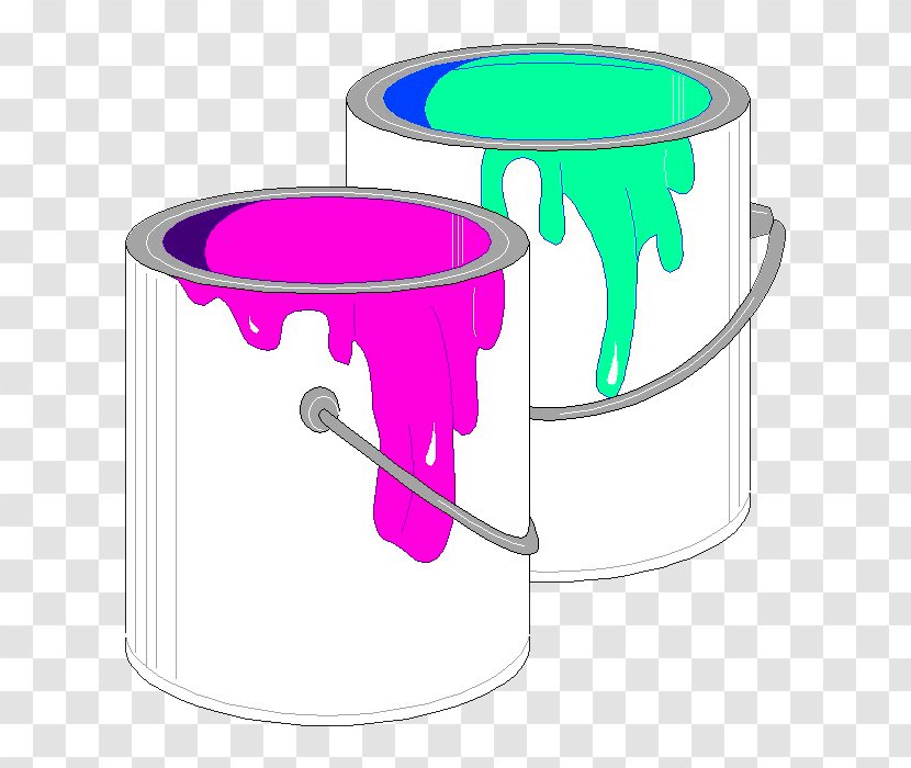 Paint Royalty-free Clip Art - Water - Hand-painted Bucket Transparent PNG