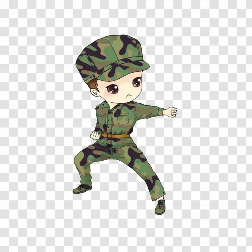 Cartoon Film Animation Drawing - The Military Martial Arts Transparent PNG