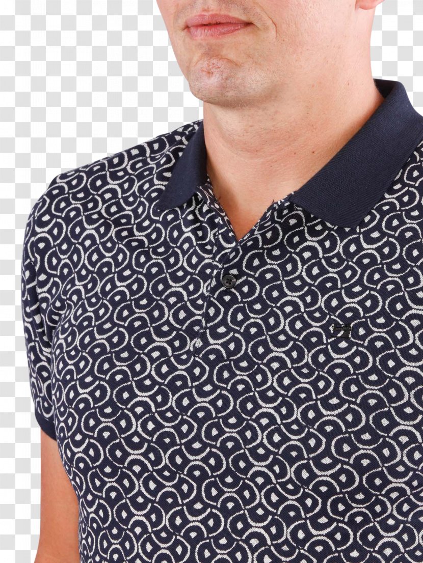 T-shirt Dress Shirt Cobalt Blue Collar Neck Transparent PNG