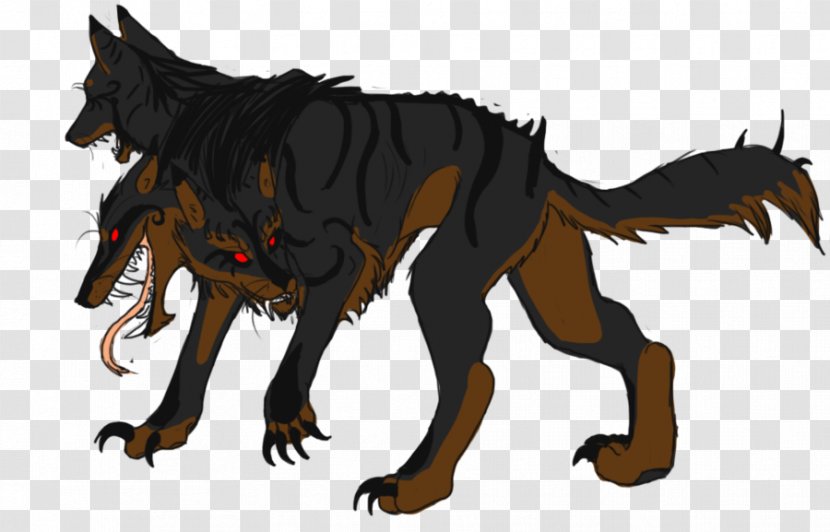 Canidae Puppy Hellhound Hades Cerberus - Hell Transparent PNG