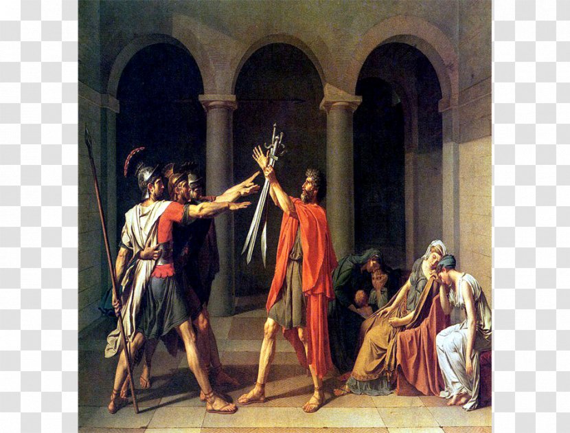 Oath Of The Horatii Death Marat Painting Coronation Napoleon 西洋服装史 - Art Transparent PNG