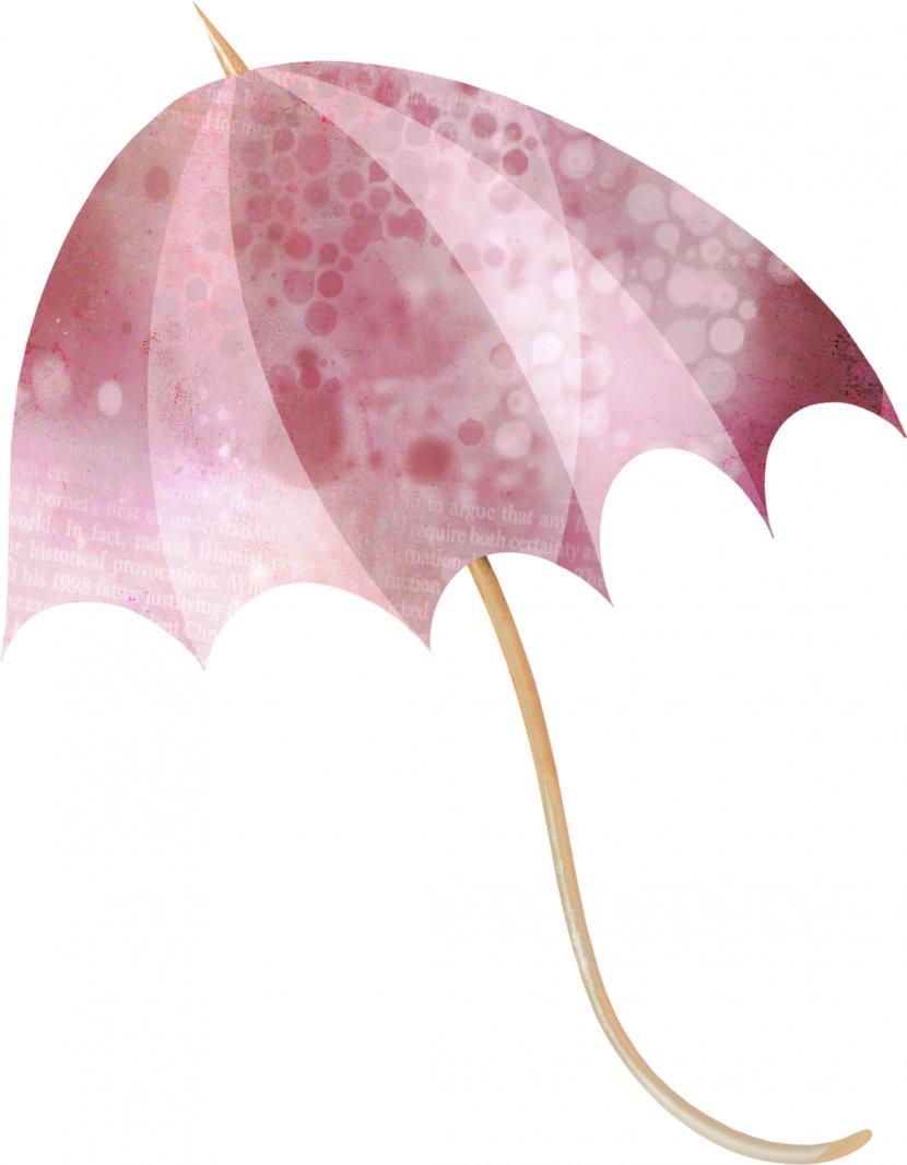 Bumbershoot Umbrella Rain Clip Art - Pink - Parasol Transparent PNG