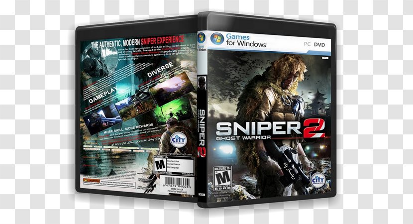 Xbox 360 Sniper: Ghost Warrior 2 Sniper Elite PC Game - Playstation 3 Transparent PNG