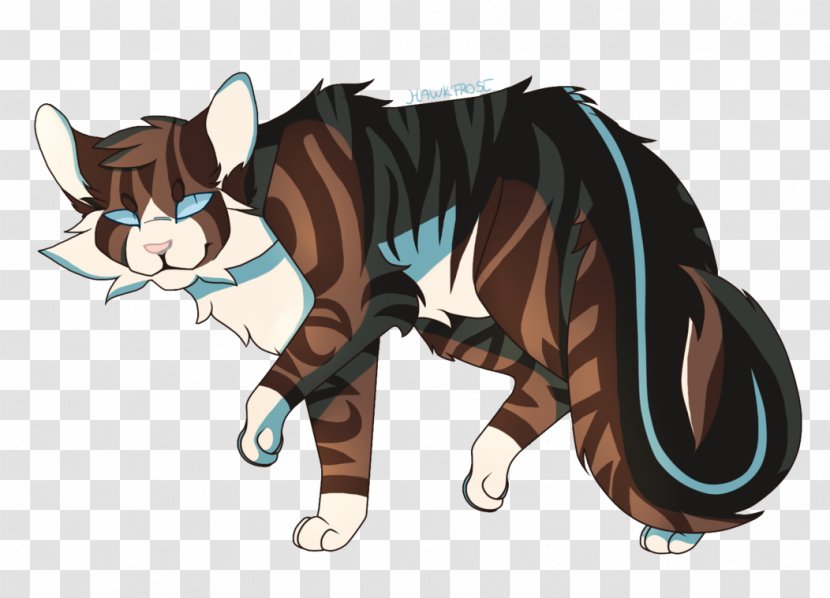 Cat Whiskers Warriors Hawkfrost Mistystar - Silhouette Transparent PNG