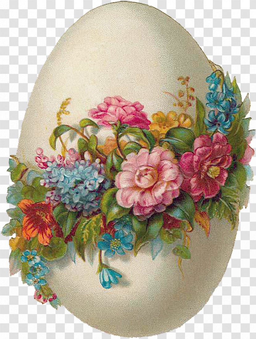 Easter Bunny Egg Hunt - Floral Design - PASQUA Transparent PNG