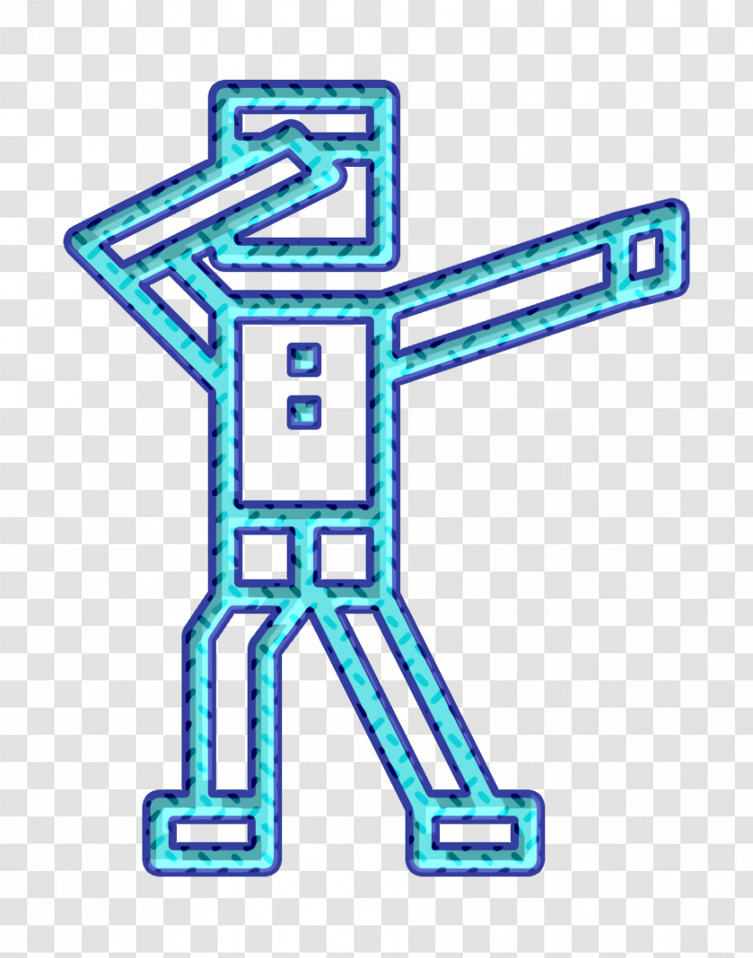 Dab Icon Dance Icon Transparent PNG