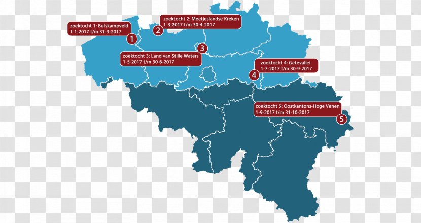 Provinces Of Belgium Vector Map Transparent PNG