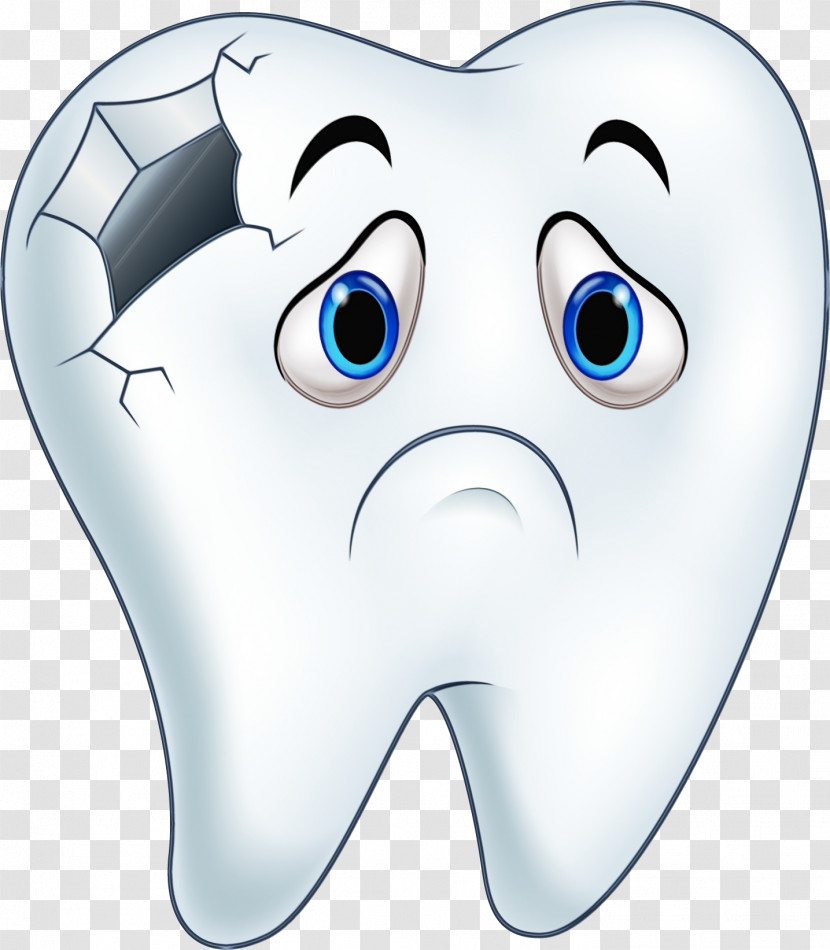 Tooth Face Human Body Meter Cartoon Transparent PNG