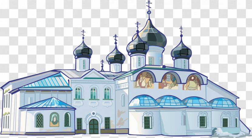 Russia Europe Temple Drawing Clip Art - Medieval Architecture - Castle Transparent PNG