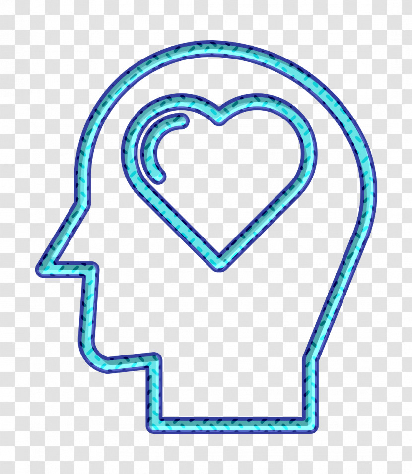 Heart Icon Human Mind Icon Mind Icon Transparent PNG