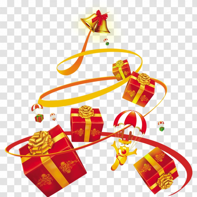 Snegurochka Ded Moroz Santa Claus Christmas Gift - Wreath - Flying Transparent PNG