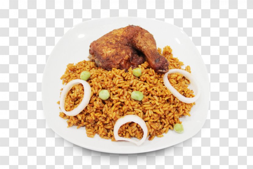 Jollof Rice Nigerian Cuisine Couscous Restaurant African - Menu - Cooked Transparent PNG