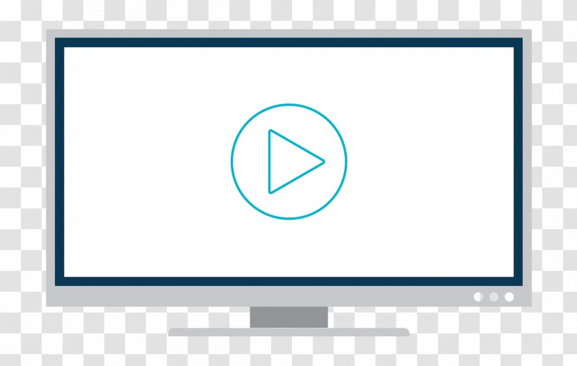 Computer Monitors Logo Multimedia Organization - Blue - Header Transparent PNG