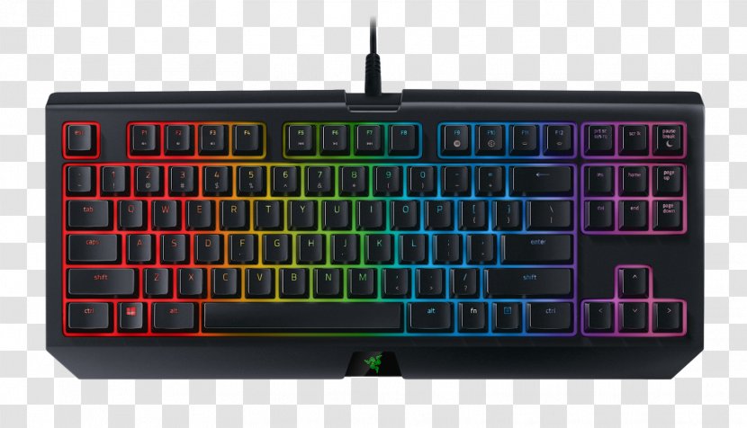 Computer Keyboard Razer BlackWidow Chroma V2 Gaming Keypad RGB Color Model - Blackwidow Stealth - Laptop Part Transparent PNG