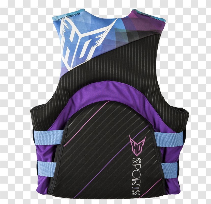 Gilets Purple Blue Sport - Vest Transparent PNG