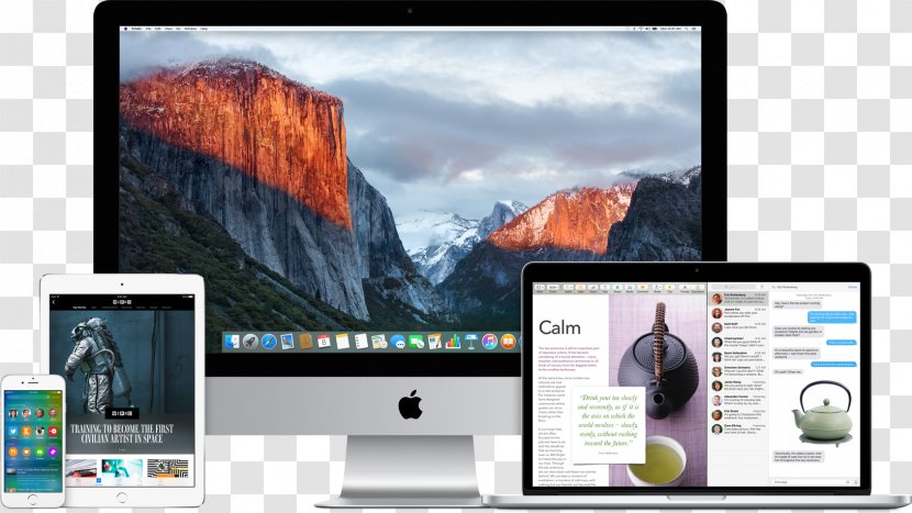 Apple OS X El Capitan Desktop Computers Transparent PNG