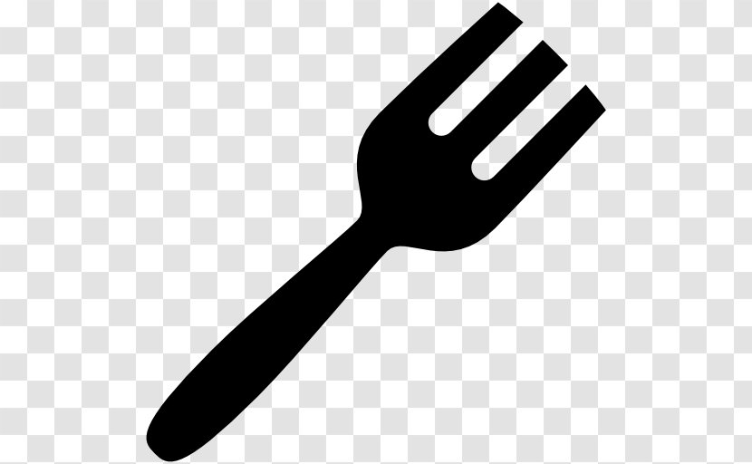 Knife Fork Clip Art - Black And White - Spoon Transparent PNG