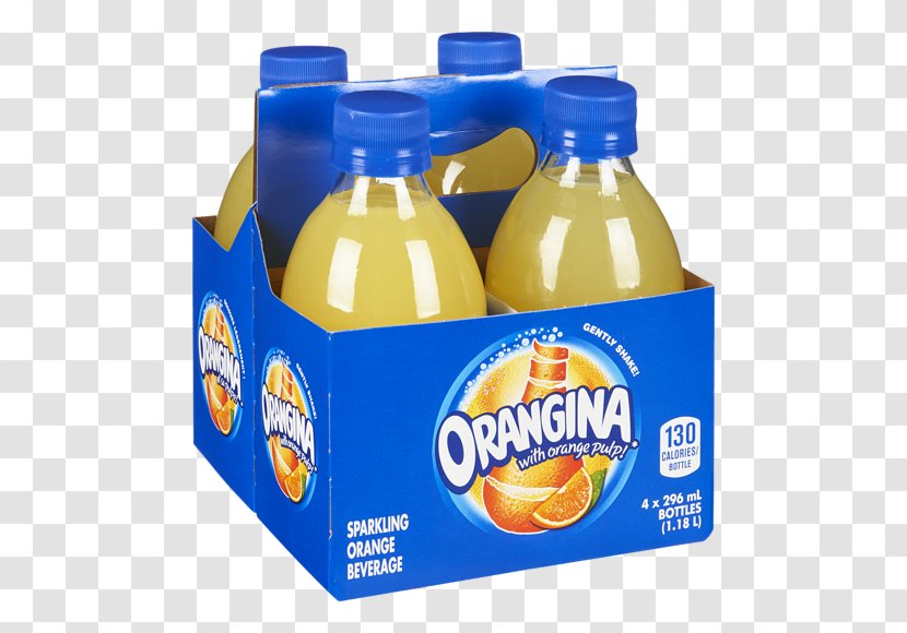 Orange Drink Juice Orangina Soft Fizzy Drinks - Flavor Transparent PNG