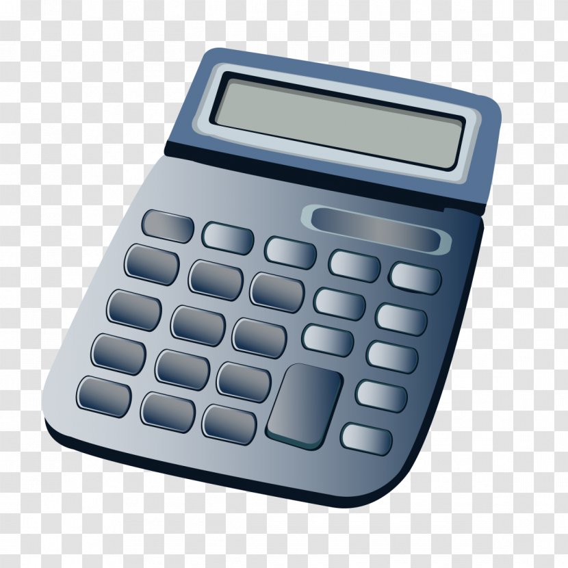 Calculator Finance - Computer Graphics - Black And White Model Transparent PNG