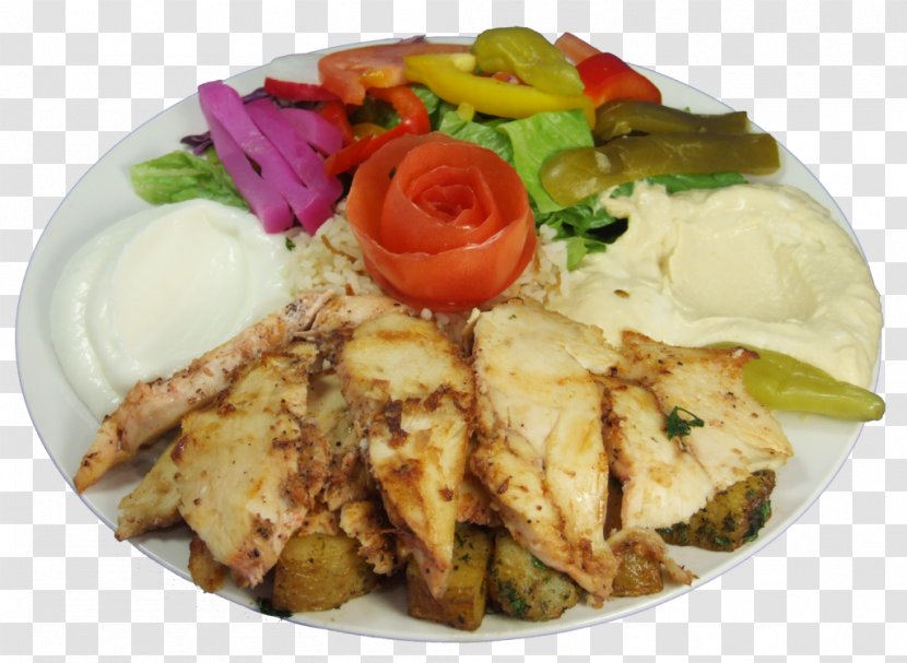 Fattoush Shawarma Tabbouleh Hummus Lebanese Cuisine - Meal Transparent PNG