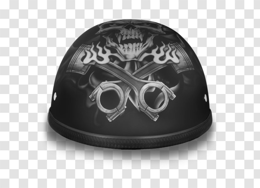 Motorcycle Helmets Bicycle Daytona Beach - Personal Protective Equipment - Skull Transparent PNG
