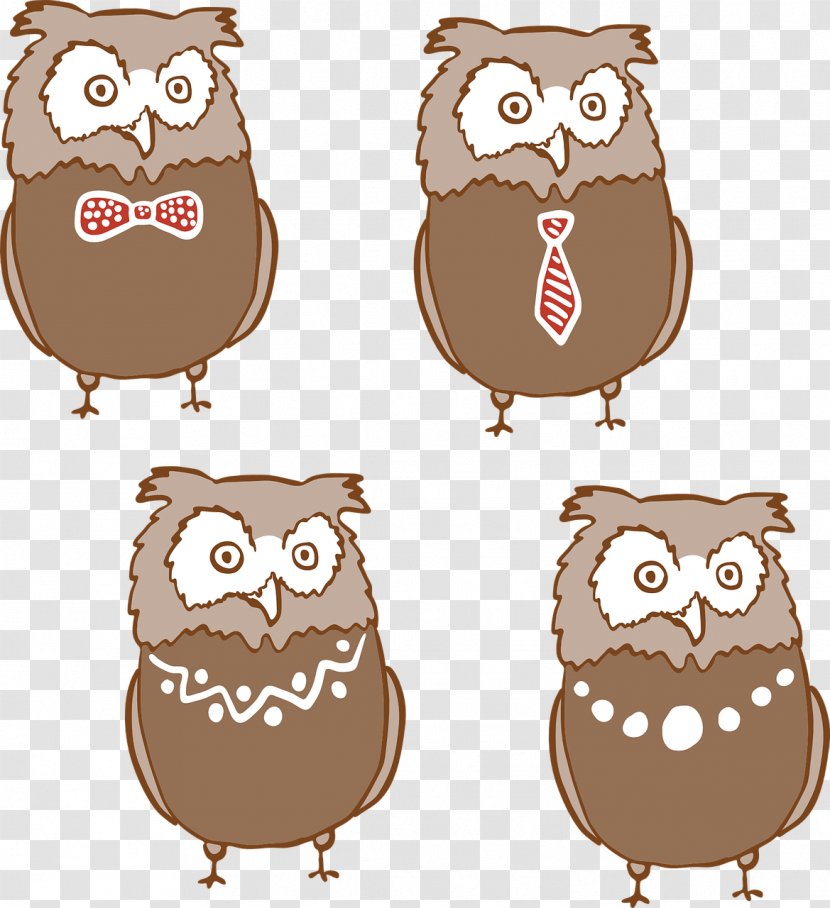 Snowy Owl Bird Clip Art - Cartoon Transparent PNG