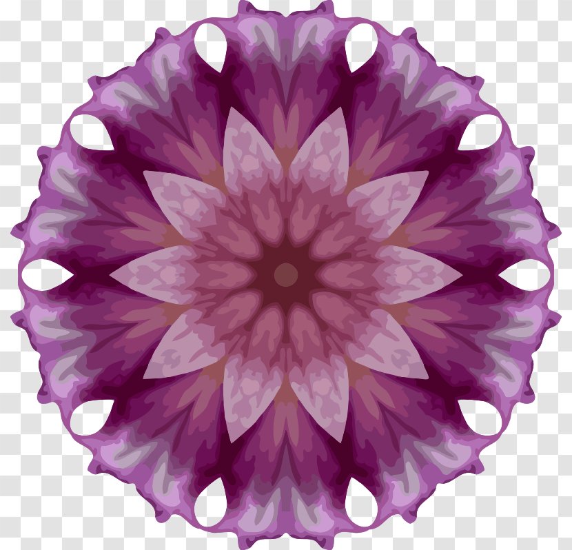 Dahlia Purple Petal - Flowering Plant Transparent PNG