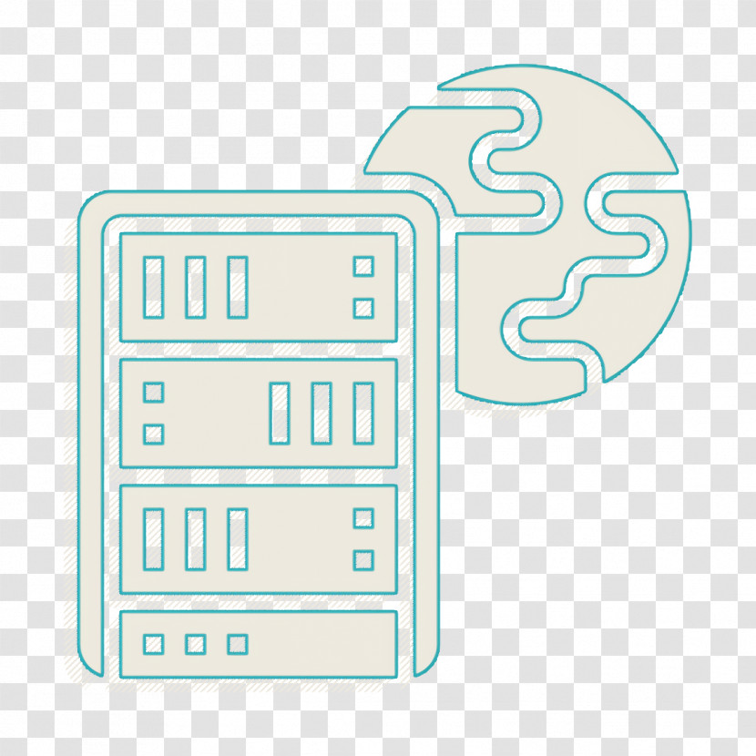 Server Icon Global Server Icon Cyber Crime Icon Transparent PNG