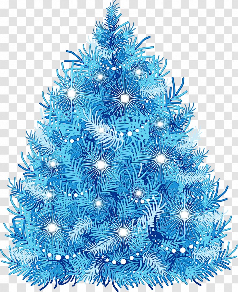 Christmas And New Year Background - Spruce - Frost Cypress Family Transparent PNG