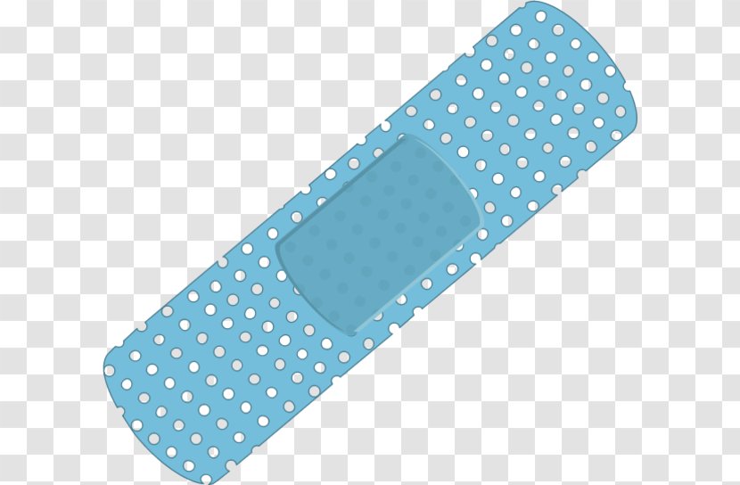 Band-Aid Adhesive Bandage First Aid Supplies Clip Art - Aqua - Wound Transparent PNG