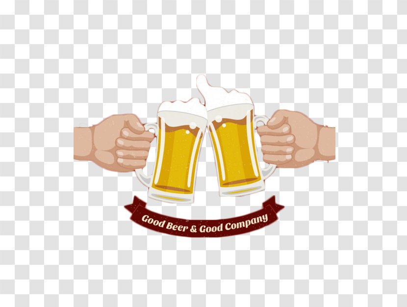 Beer Distilled Beverage Drink Brewing Alcoholic - Food - Hand-painted Cartoon Transparent PNG