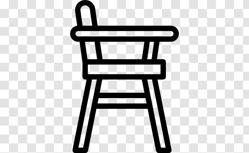 High Chairs & Booster Seats Child - Black And White - Baby Chair Transparent PNG