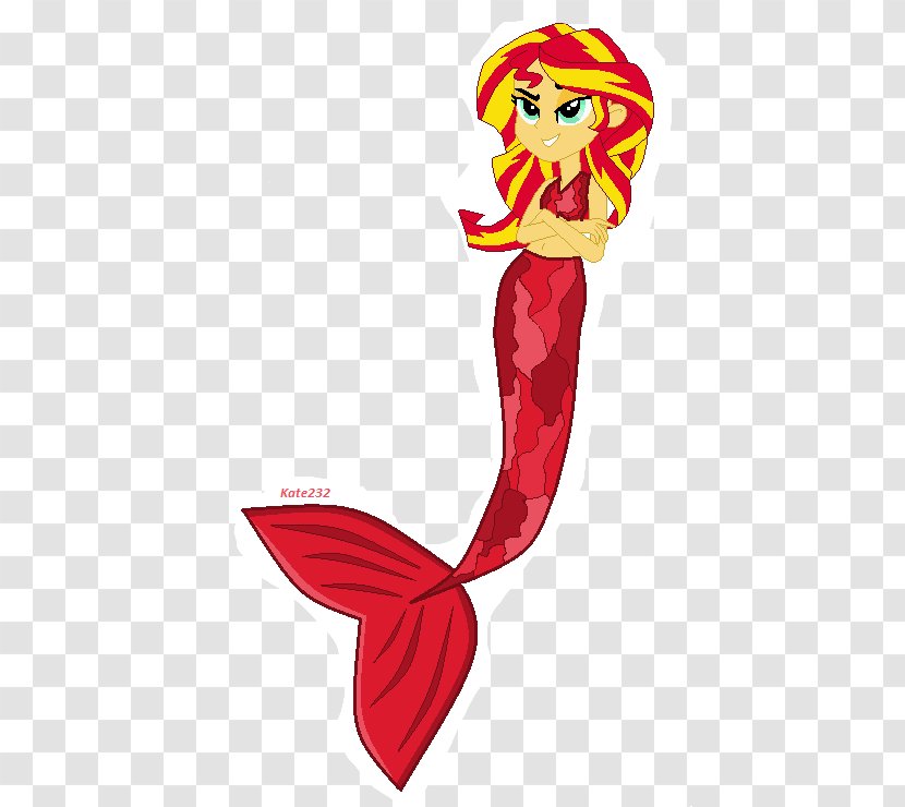Sunset Shimmer Mermaid Pinkie Pie Pony Rarity - Food Transparent PNG