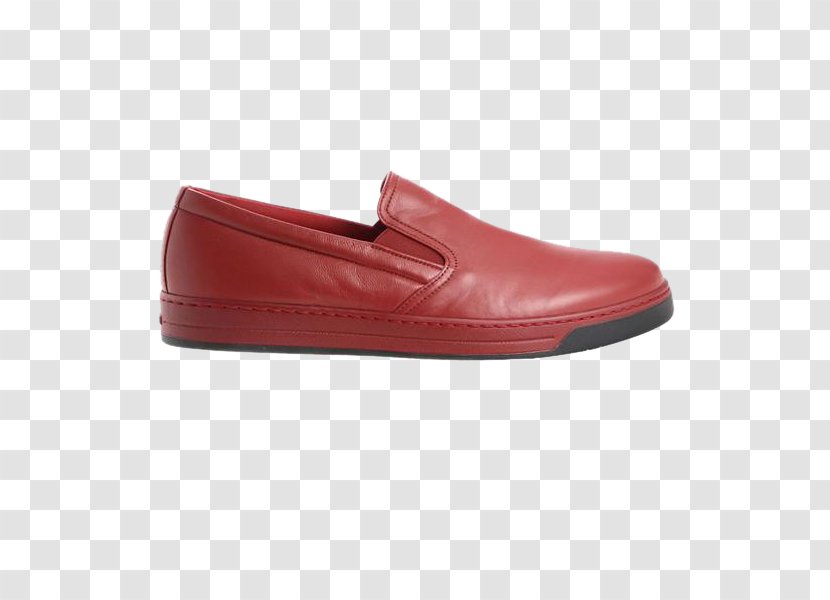 Slip-on Shoe Leather - Red - Bull Pipulada Carrefour Mens Casual Shoes Transparent PNG