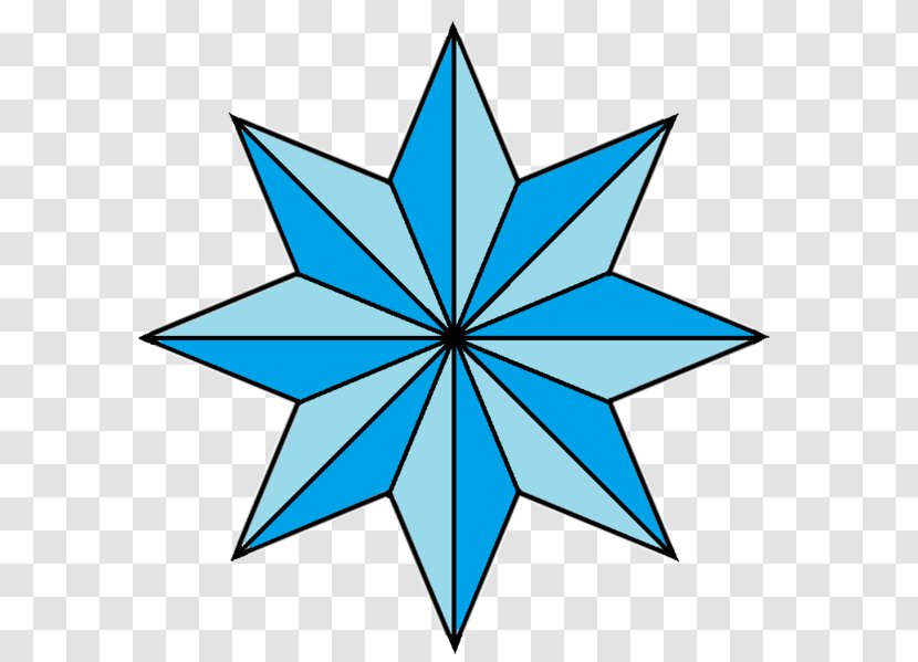 Manipulative - Octagram - Three-dimensional Stars Transparent PNG