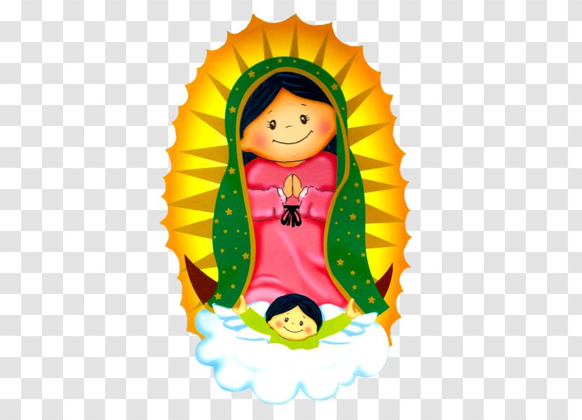 First Communion Our Lady Of Guadalupe Drawing Baptism - Smile - Decoupage Transparent PNG