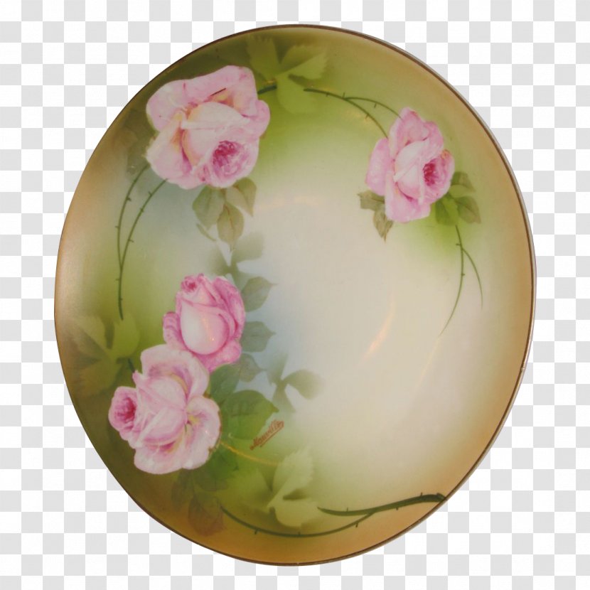 Plate Tirschenreuth Porcelain Haviland & Co. Bowl - Flower Transparent PNG